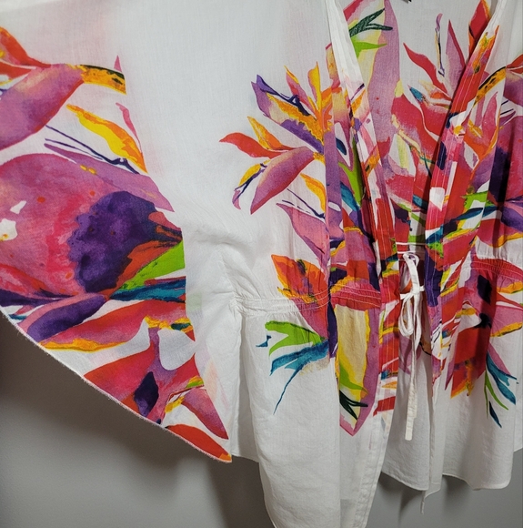 Ashley Stewart colorful light over blouse 22/24 - Picture 5 of 5